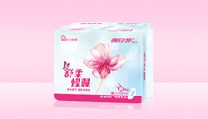 舒柔蝶翼10片日用棉面衛(wèi)生巾PJ01073